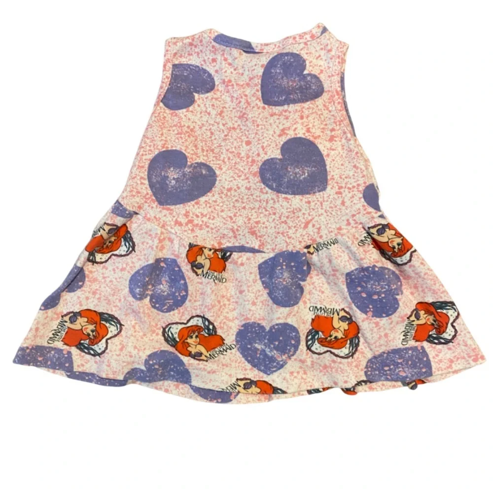 Rare Vintage 90’s Disney The Little Mermaid Sleeveless Dress 2T